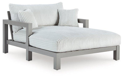 Hurley Park Outdoor Chaise Lounge with Cushion - Holmwood's Furniture & Design Center (Somersworth, NH)