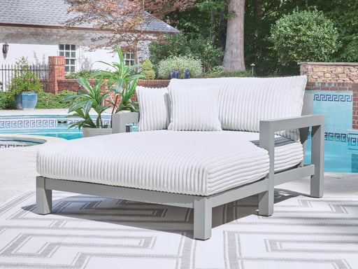 Hurley Park Outdoor Chaise Lounge with Cushion - Holmwood's Furniture & Design Center (Somersworth, NH)
