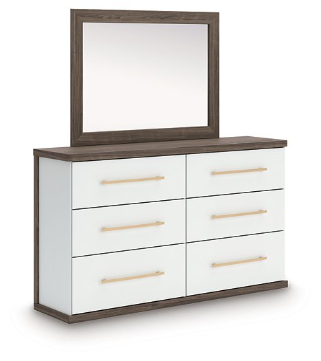 Kendanport Dresser and Mirror - Holmwood's Furniture & Design Center (Somersworth, NH)