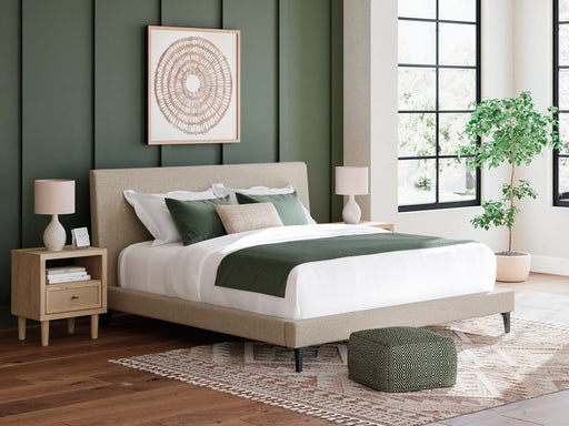 Cielden Upholstered Bed with Roll Slats - Holmwood's Furniture & Design Center (Somersworth, NH)