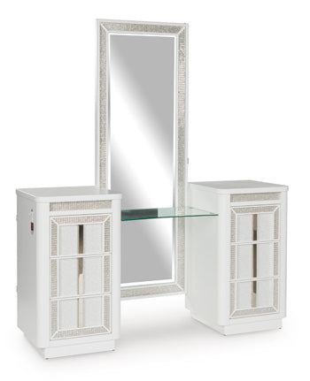 Chalanna Vanity with Mirror - Holmwood's Furniture & Design Center (Somersworth, NH)