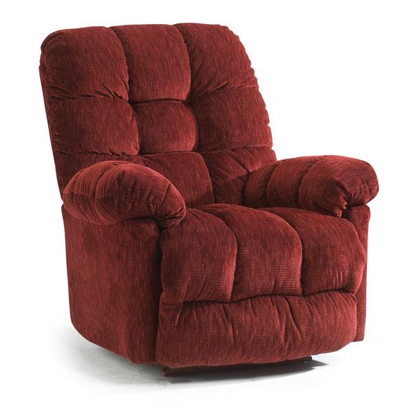 BROSMER LEATHER SPACE SAVER RECLINER W/ HEAT MASSAGE- 9MWH84LV - Holmwood's Furniture & Design Center (Somersworth, NH)