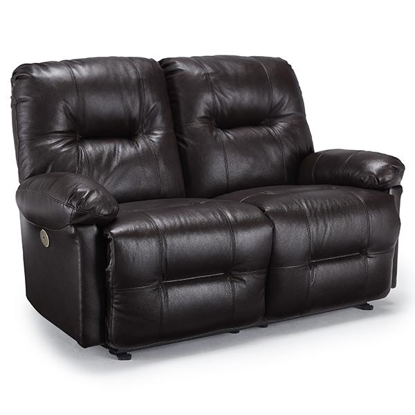 ZAYNAH LOVESEAT LEATHER SPACE SAVER LOVESEAT- L501CA4 - Holmwood's Furniture & Design Center (Somersworth, NH)