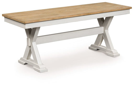 Purlaney 48" Dining Bench - Holmwood's Furniture & Design Center (Somersworth, NH)