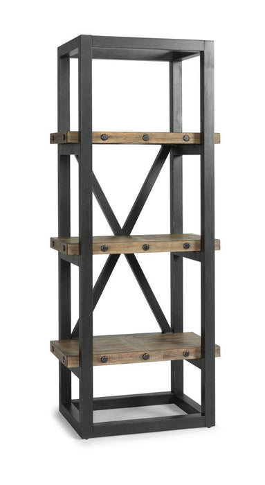 Flexsteel Carpenter Side Pier in Rustic Gray - Holmwood's Furniture & Design Center (Somersworth, NH)