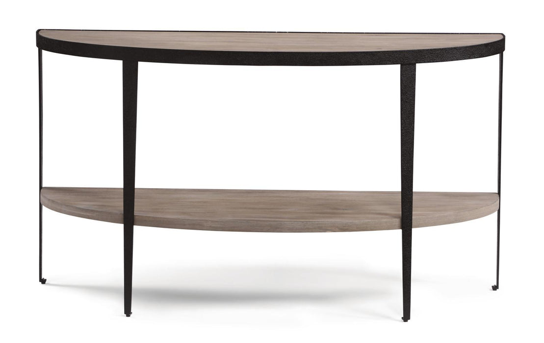 Flexsteel Compass Sofa Table in Gray/Black