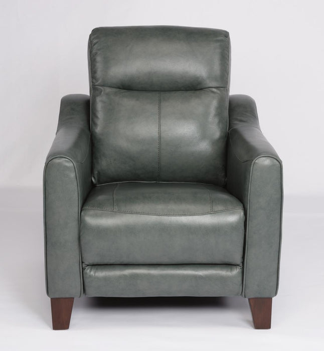 Flexsteel Latitudes Forte Leather Power Recliner w/Power Headrest - Holmwood's Furniture & Design Center (Somersworth, NH)