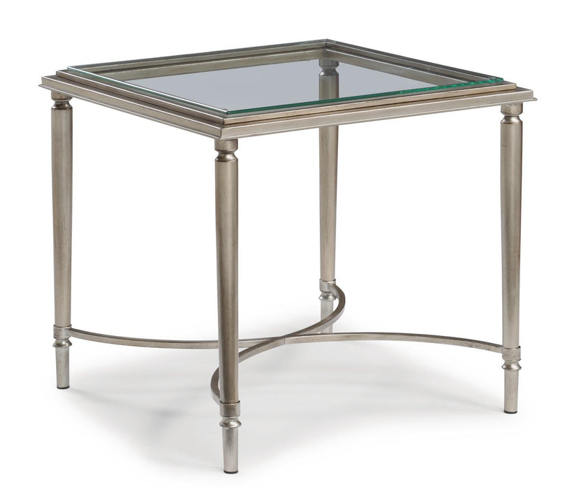 Flexsteel Piper Lamp Table in Gray - Holmwood's Furniture & Design Center (Somersworth, NH)