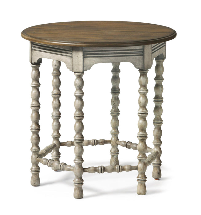 Flexsteel Plymouth Lamp Table in Two-Tone - Holmwood's Furniture & Design Center (Somersworth, NH)