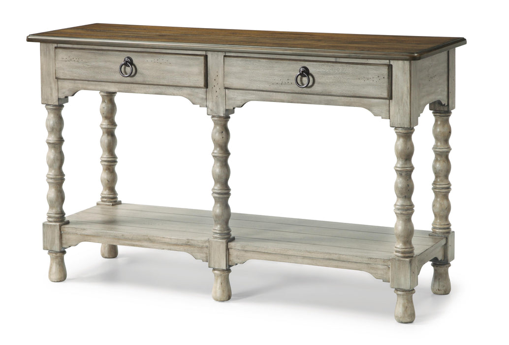 Flexsteel Plymouth Sofa Table with Drawer in Two-Tone - Holmwood's Furniture & Design Center (Somersworth, NH)