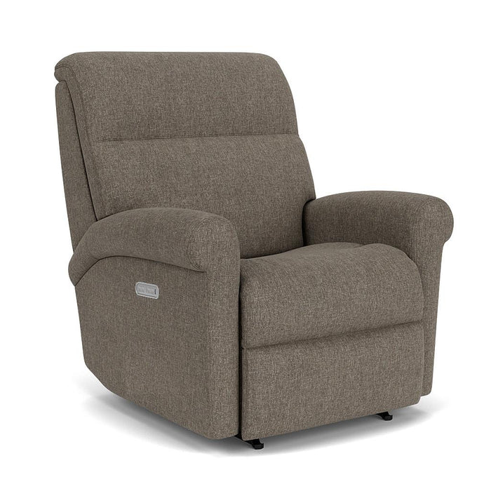 Davis 2902-51H Power Rocking Recliner with Power Headrest - Holmwood's Furniture & Design Center (Somersworth, NH)