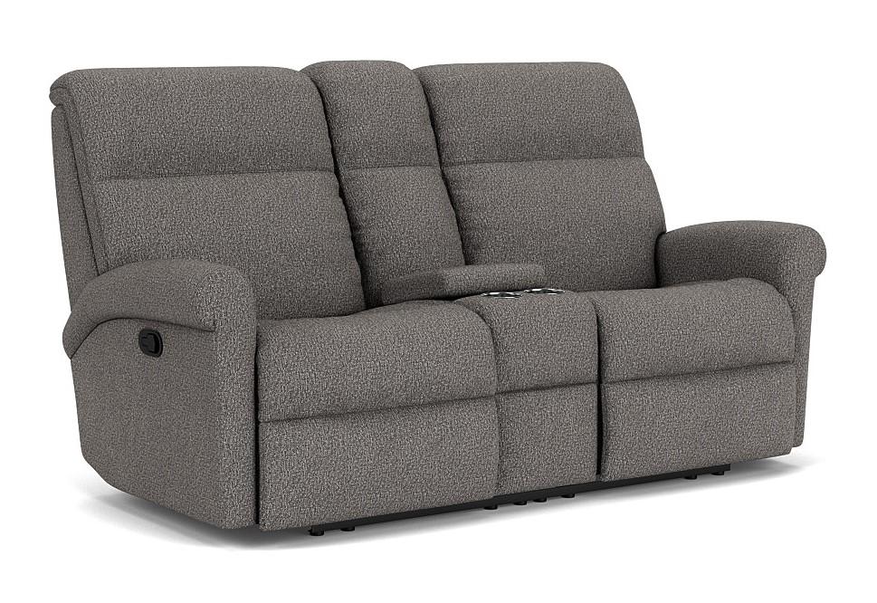 Davis 2902-601 Reclining Loveseat with Console - Holmwood's Furniture & Design Center (Somersworth, NH)