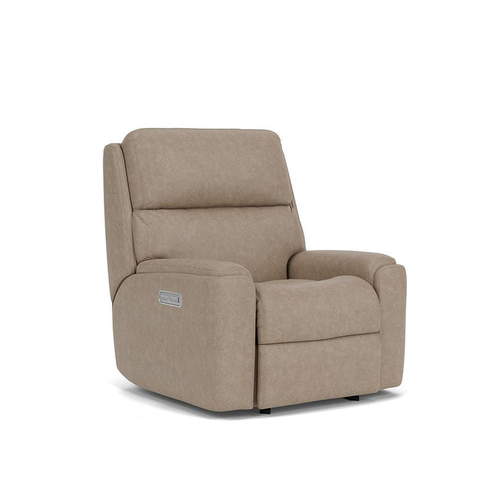 Rio 2904-51H Power Rocking Recliner with Power Headrest - Holmwood's Furniture & Design Center (Somersworth, NH)