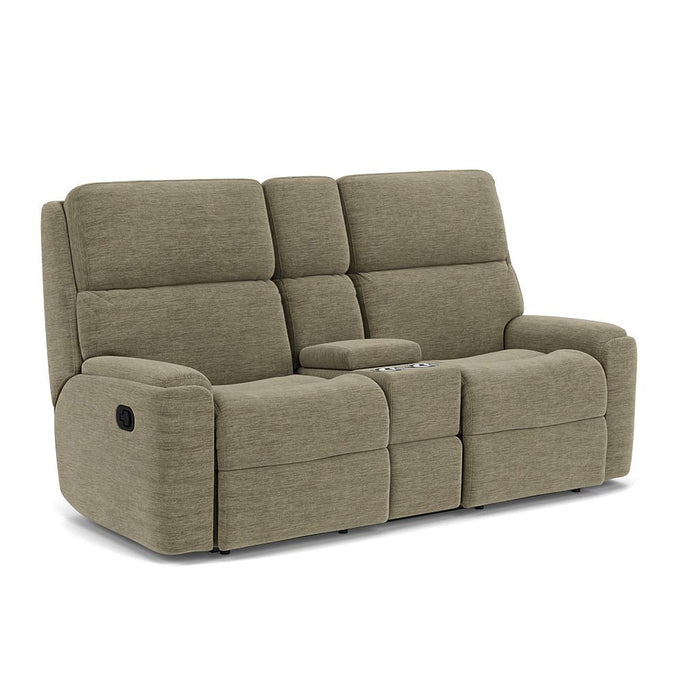 Rio 2904-601 Reclining Loveseat with Console - Holmwood's Furniture & Design Center (Somersworth, NH)