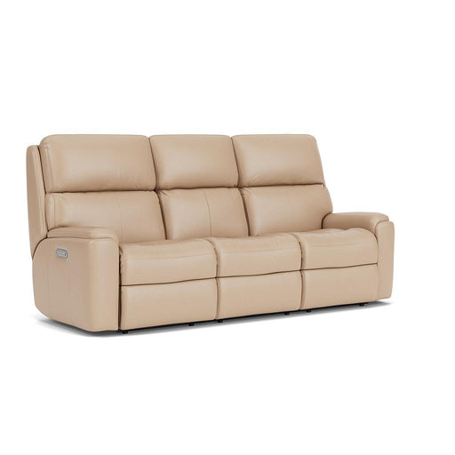 Rio 3904-62H Power Reclining Sofa with Power Headrests - Holmwood's Furniture & Design Center (Somersworth, NH)