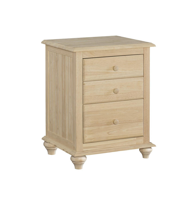 Nightstands Cottage 3-Drawer Nightstand - Holmwood's Furniture & Design Center (Somersworth, NH)