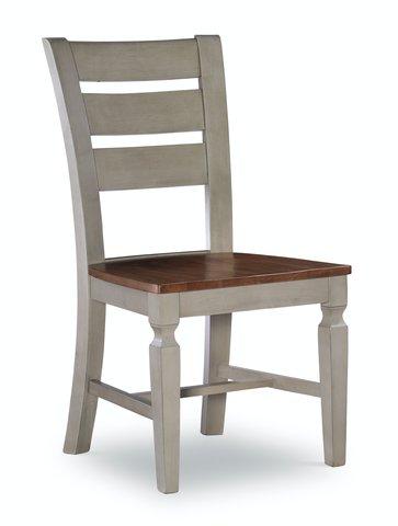 Vista Laddertback Chair (Built) In Hickory & Stone - Holmwood's Furniture & Design Center (Somersworth, NH)
