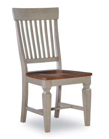 Vista Slatback Chair (Built) In Hickory & Stone - Holmwood's Furniture & Design Center (Somersworth, NH)