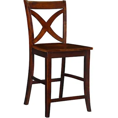 Cosmopolitan Salerno Stool, Rta In Espresso - Holmwood's Furniture & Design Center (Somersworth, NH)
