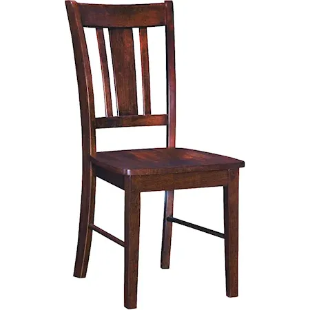 Home Accents San Remo Chair (Rta) In Espresso - Holmwood's Furniture & Design Center (Somersworth, NH)