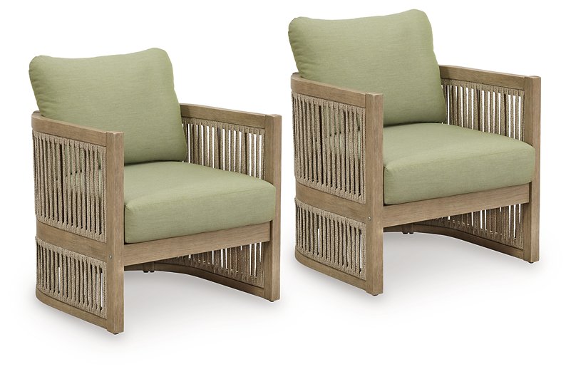 Serena Shores Outdoor Lounge Chair (Set of 2) - Holmwood's Furniture & Design Center (Somersworth, NH)