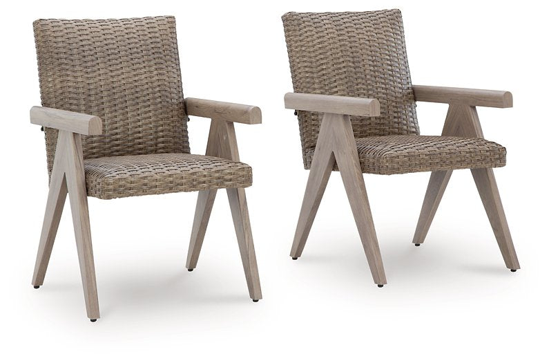 Cliff Trails Outdoor Arm Chair (Set of 2) - Holmwood's Furniture & Design Center (Somersworth, NH)