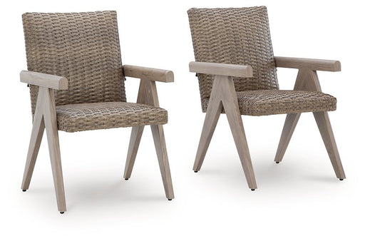 Cliff Trails Outdoor Arm Chair (Set of 2) - Holmwood's Furniture & Design Center (Somersworth, NH)
