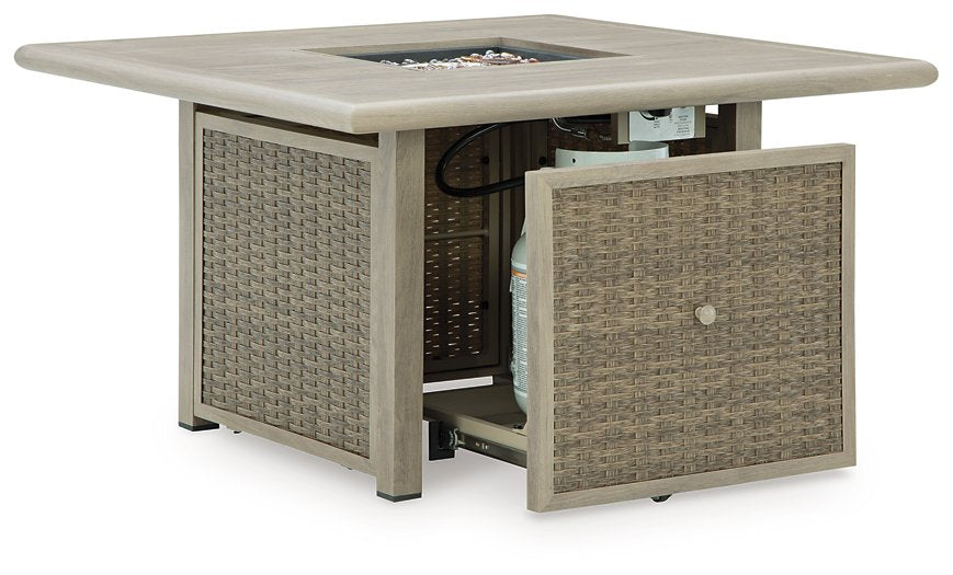 Cliff Trails Fire Pit Table - Holmwood's Furniture & Design Center (Somersworth, NH)