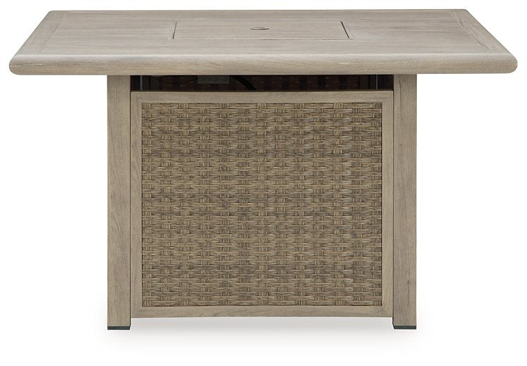 Cliff Trails Fire Pit Table - Holmwood's Furniture & Design Center (Somersworth, NH)