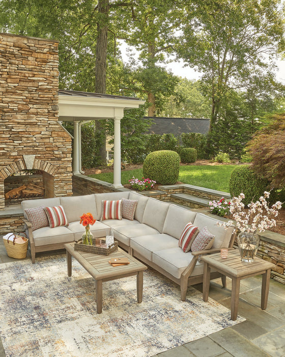 Clare View Outdoor Sectional - Holmwood's Furniture & Design Center (Somersworth, NH)