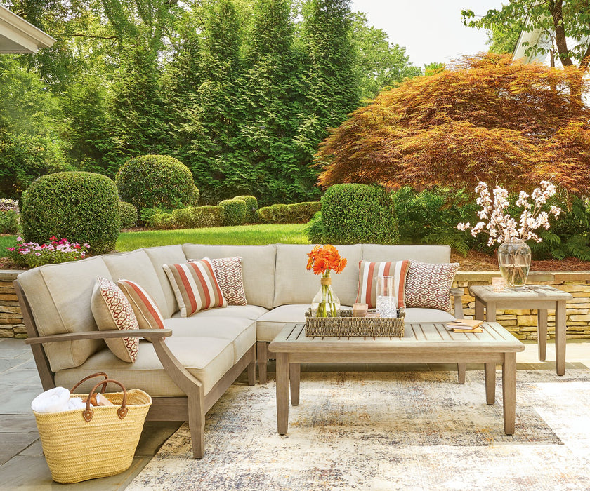 Clare View Outdoor Sectional - Holmwood's Furniture & Design Center (Somersworth, NH)