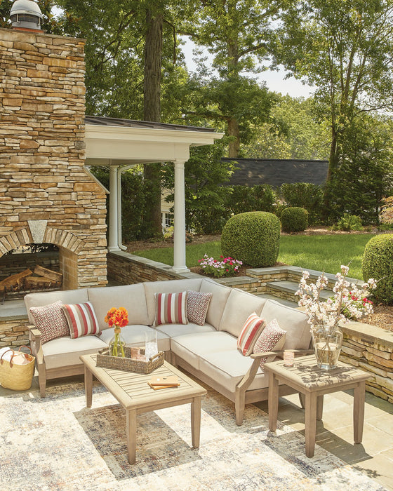Clare View Outdoor Sectional - Holmwood's Furniture & Design Center (Somersworth, NH)