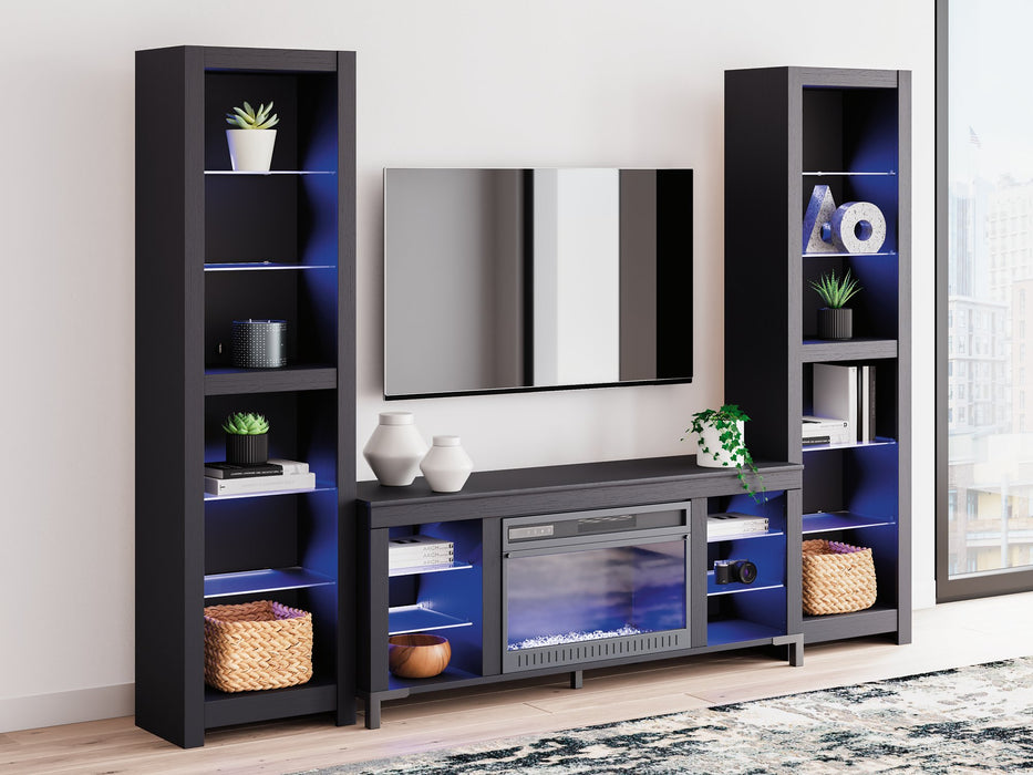 Cayberry Entertainment Center with Electric Fireplace - Holmwood's Furniture & Design Center (Somersworth, NH)