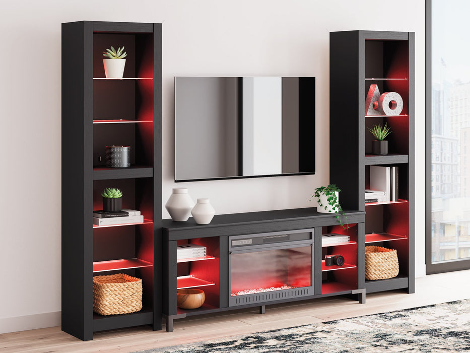 Cayberry Entertainment Center with Electric Fireplace - Holmwood's Furniture & Design Center (Somersworth, NH)