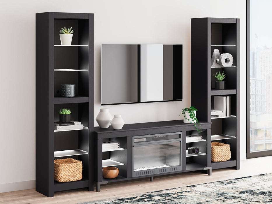 Cayberry Entertainment Center with Electric Fireplace - Holmwood's Furniture & Design Center (Somersworth, NH)