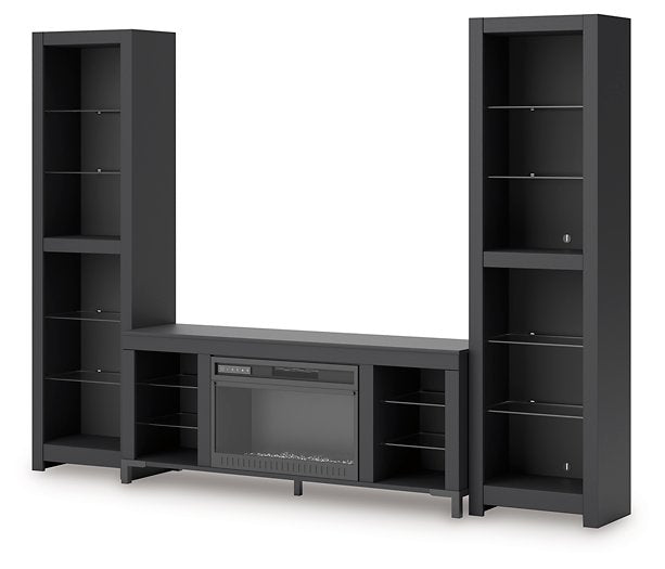 Cayberry Entertainment Center with Electric Fireplace - Holmwood's Furniture & Design Center (Somersworth, NH)