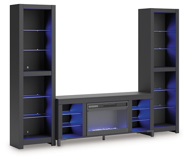 Cayberry Entertainment Center with Electric Fireplace - Holmwood's Furniture & Design Center (Somersworth, NH)