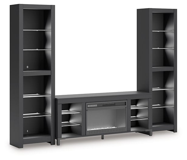 Cayberry Entertainment Center with Electric Fireplace - Holmwood's Furniture & Design Center (Somersworth, NH)
