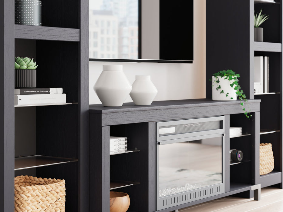 Cayberry Entertainment Center with Electric Fireplace - Holmwood's Furniture & Design Center (Somersworth, NH)