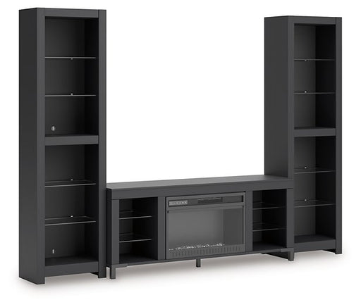 Cayberry Entertainment Center with Electric Fireplace - Holmwood's Furniture & Design Center (Somersworth, NH)