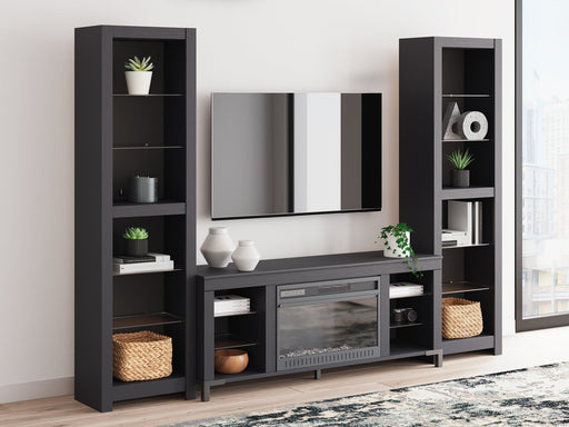 Cayberry Entertainment Center with Electric Fireplace - Holmwood's Furniture & Design Center (Somersworth, NH)