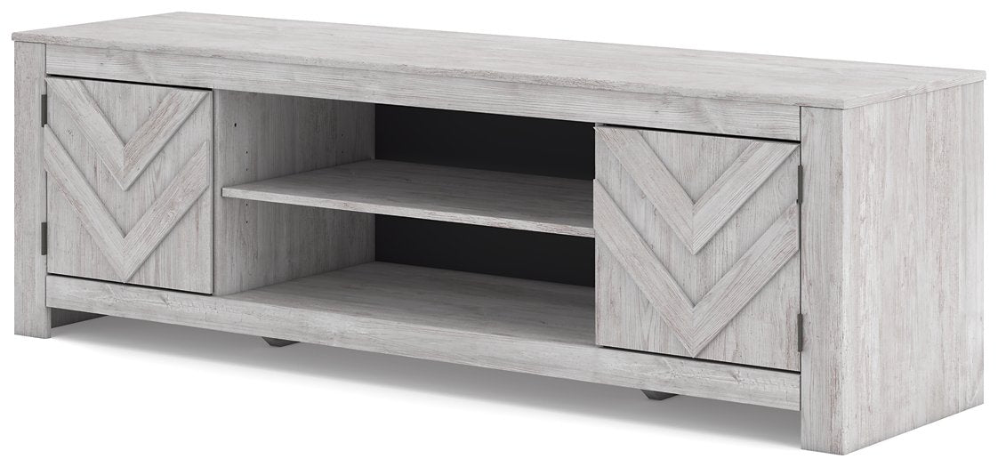 Cayboni 71" TV Stand with Electric Fireplace - Holmwood's Furniture & Design Center (Somersworth, NH)