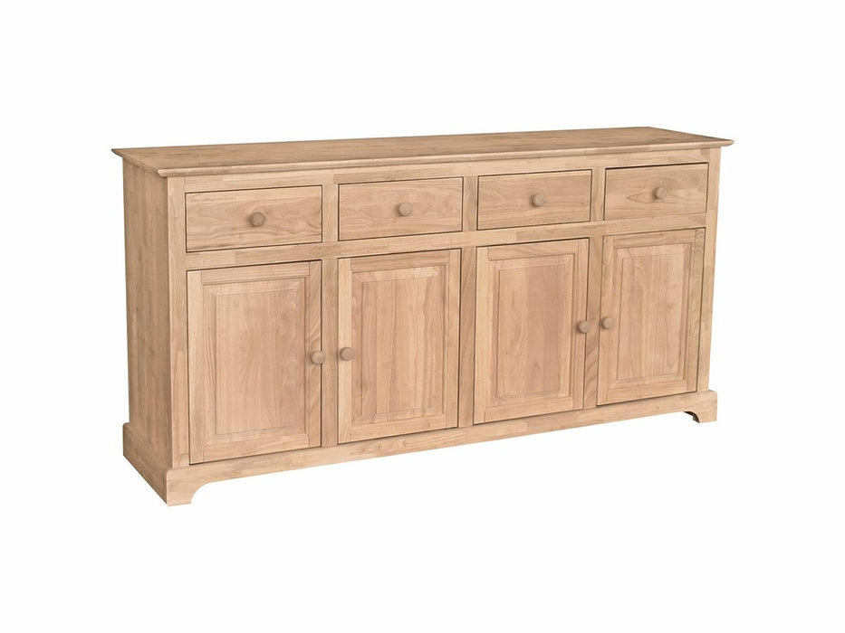 John Thomas Unfinished 4 Door Buffet image