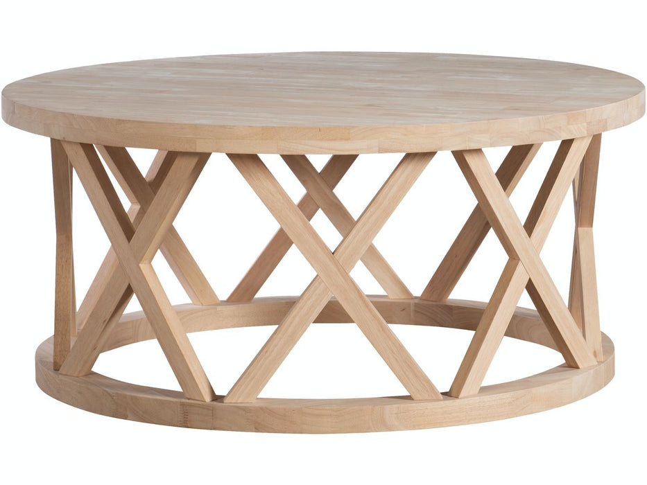 John Thomas Unfinished Ceylon Round Coffee Table image