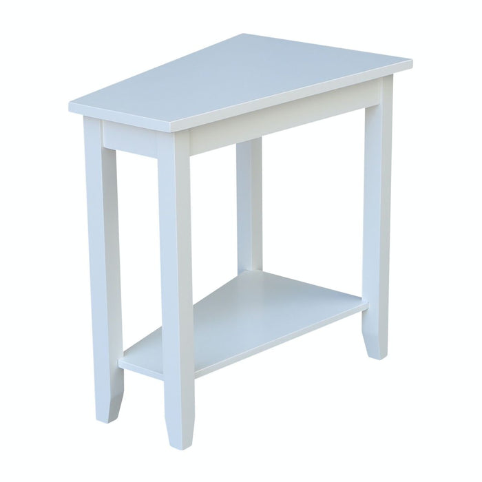 John Thomas Destinations Keystone Accent Table in Pure White