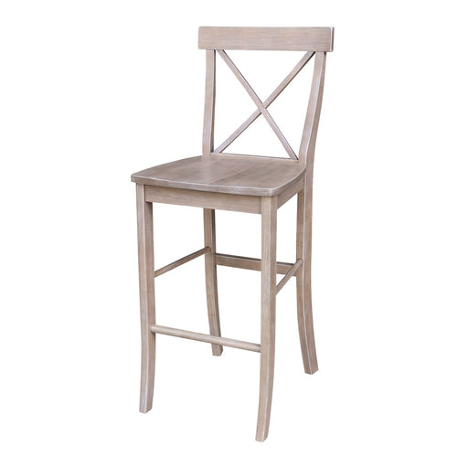 John Thomas Dining Essentials X-Back Stool in Taupe Gray image