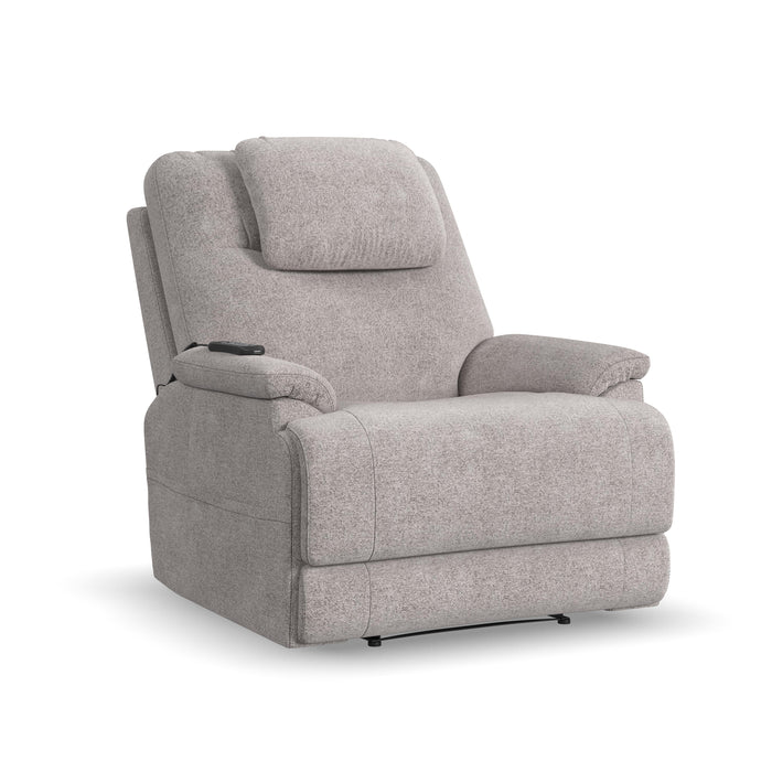 Zecliner Model 2 Petite Latitudes Power Sleep Recliner with Power Headrest & Lumbar - Holmwood's Furniture & Design Center (Somersworth, NH)