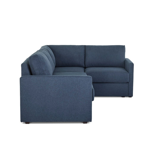Flex 4-Seat Sectional with Narrow Arms - Holmwood's Furniture & Design Center (Somersworth, NH)