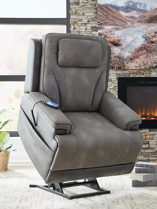 4Z-Peaceful Pause Power Lift Recliner - Holmwood's Furniture & Design Center (Somersworth, NH)