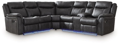 Sultan Meadow Reclining Sectional - Holmwood's Furniture & Design Center (Somersworth, NH)